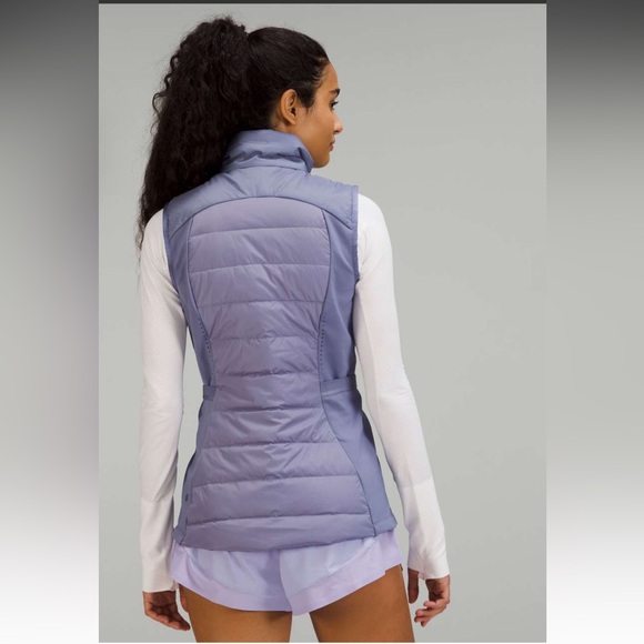 Women's Lululemon Down For It All Vest-Goose Down-Peri Purple-Size 4 - Picture 9 of 10